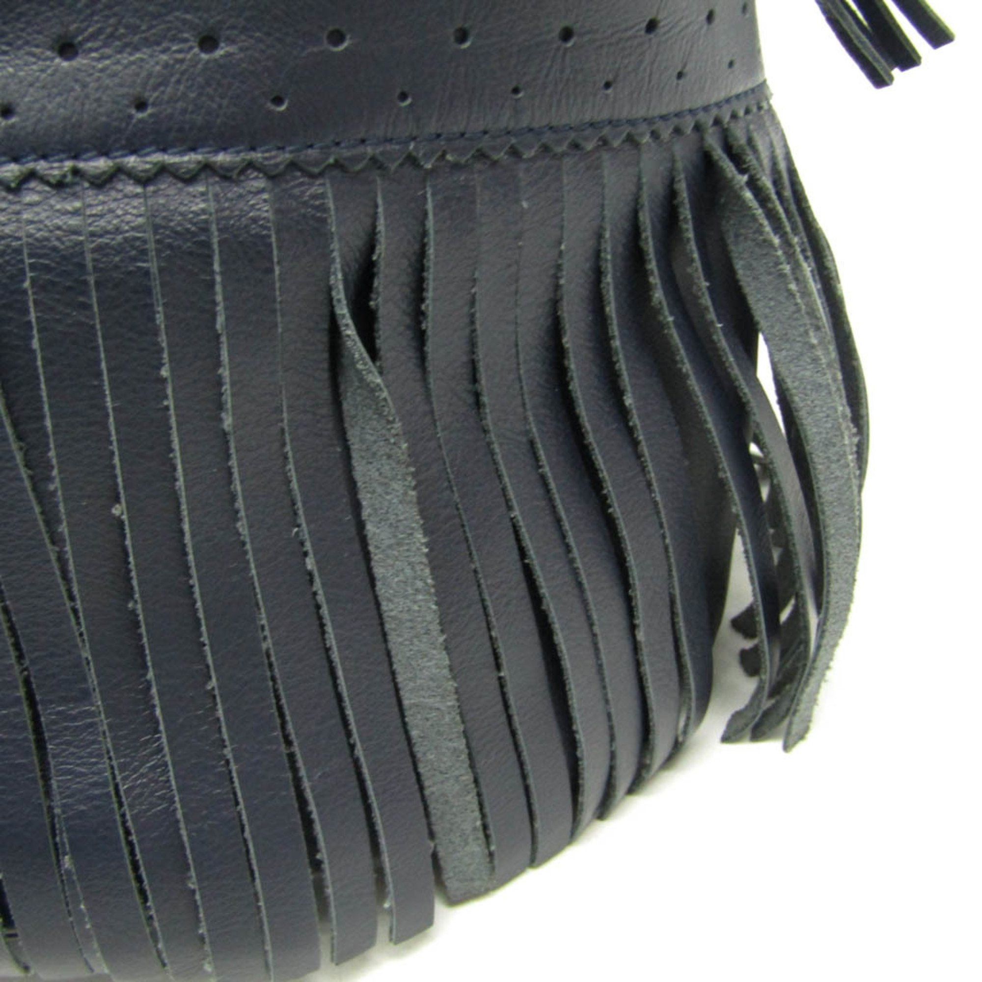 Other J&M Davidson Carnival L Women's Leather Shoulder Bag Navy Size ONE SIZE - 7 Thumbnail