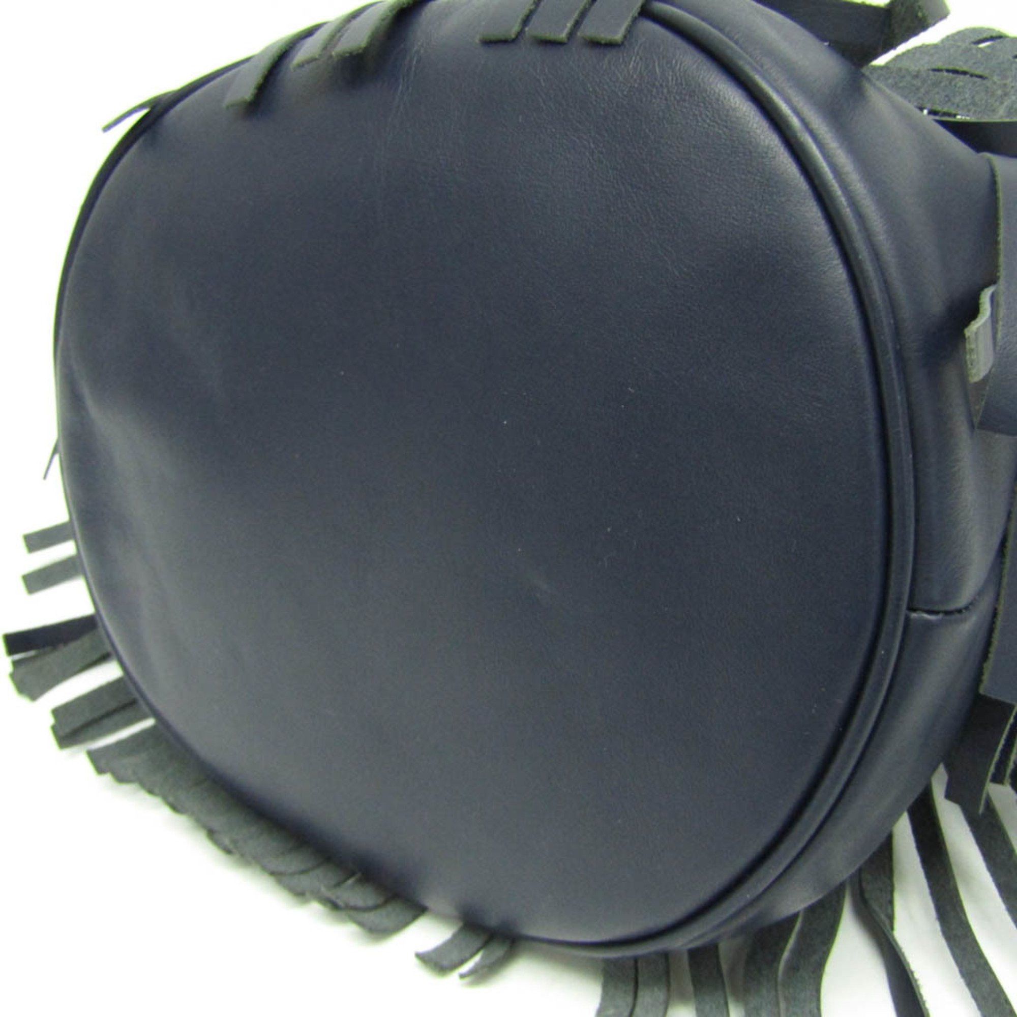 Other J&M Davidson Carnival L Women's Leather Shoulder Bag Navy Size ONE SIZE - 8 Thumbnail