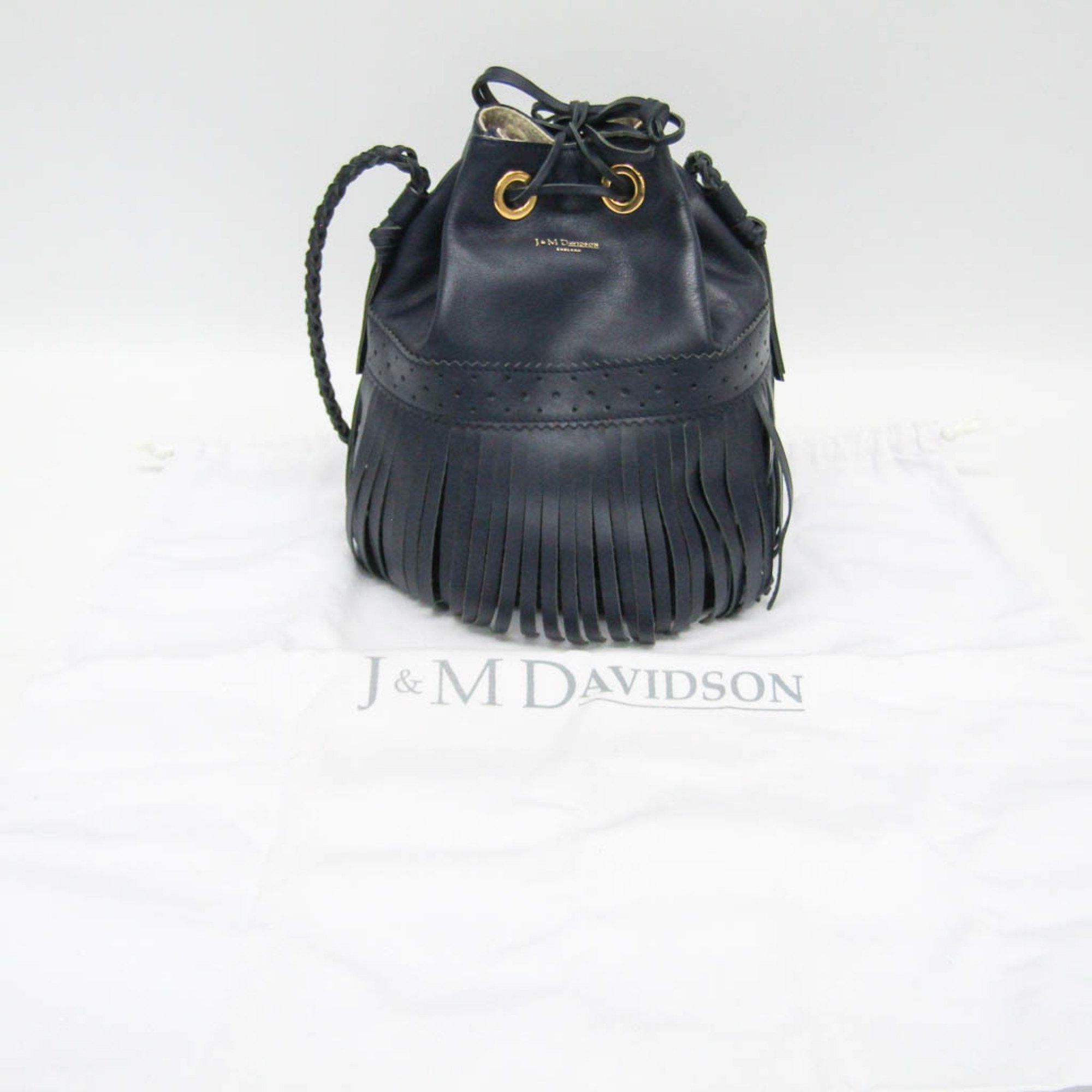Other J&M Davidson Carnival L Women's Leather Shoulder Bag Navy Size ONE SIZE - 2 Thumbnail