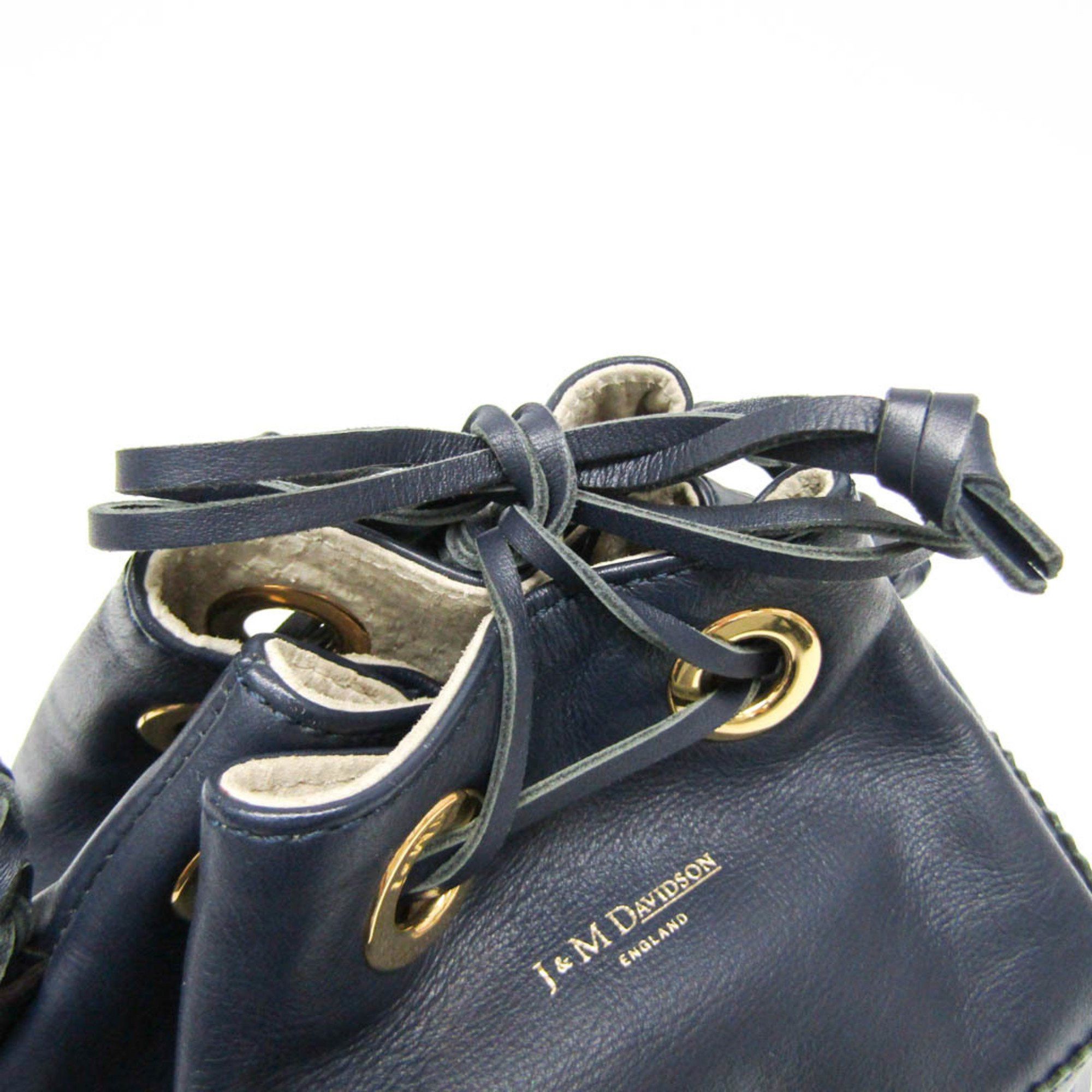Other J&M Davidson Carnival L Women's Leather Shoulder Bag Navy Size ONE SIZE - 10 Thumbnail
