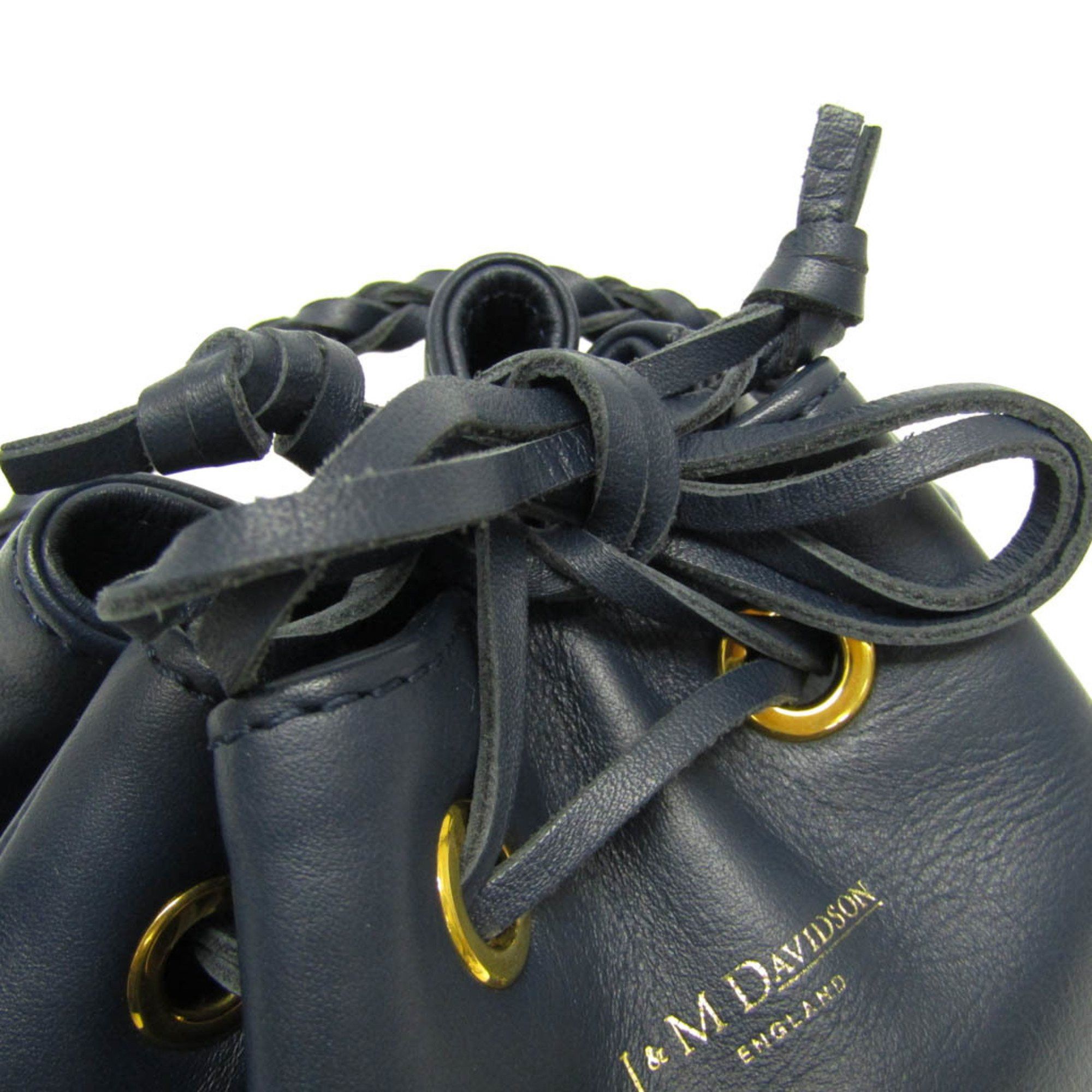 Other J&M Davidson Carnival M Women's Leather Shoulder Bag Navy Size ONE SIZE - 11 Thumbnail