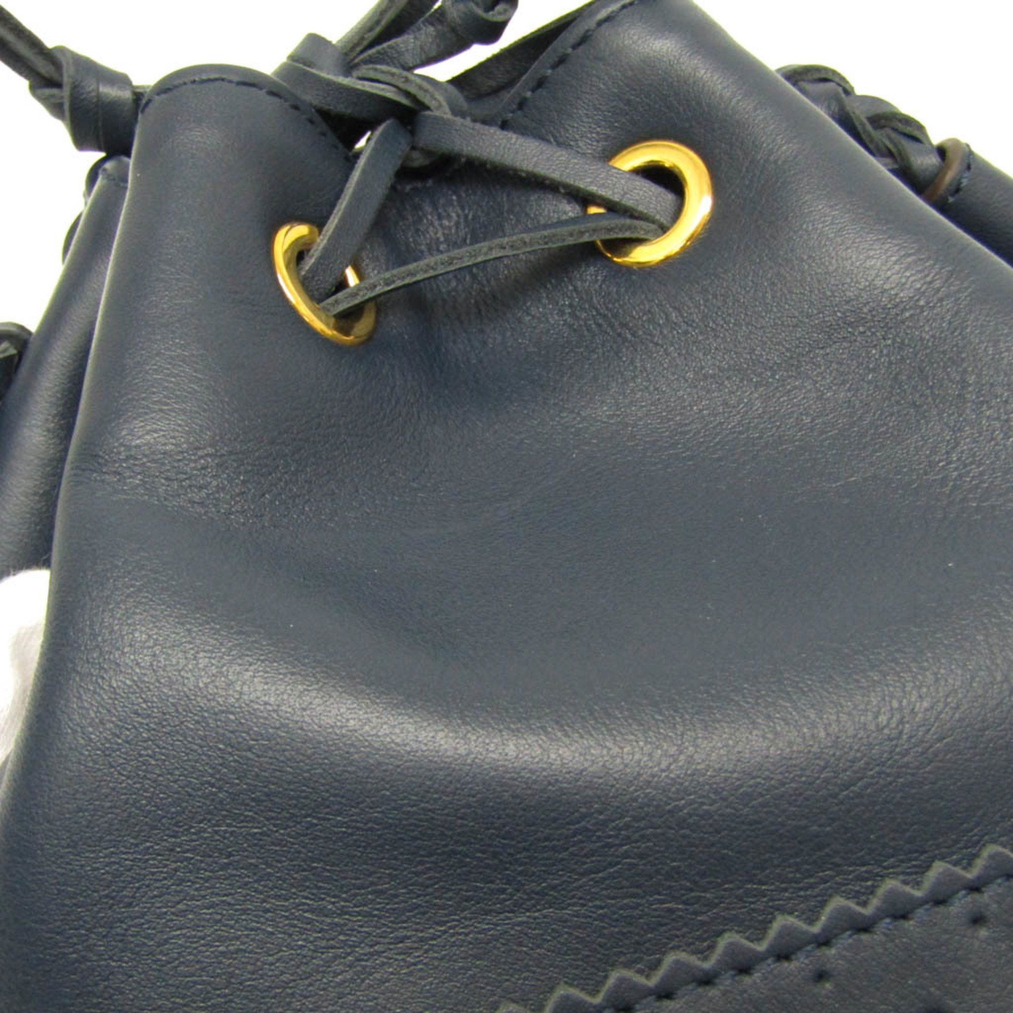 Other J&M Davidson Carnival M Women's Leather Shoulder Bag Navy Size ONE SIZE - 7 Thumbnail