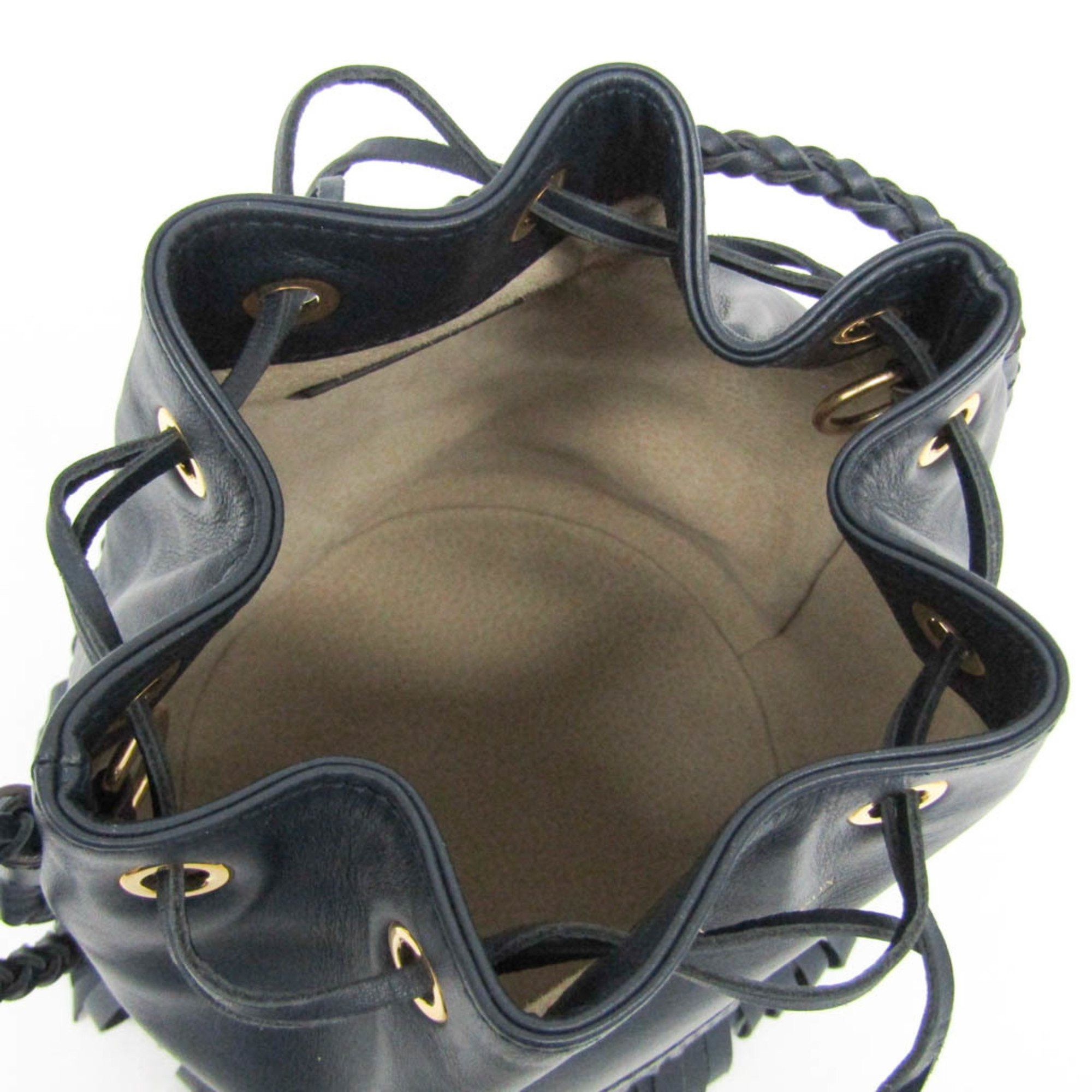 Other J&M Davidson Carnival M Women's Leather Shoulder Bag Navy Size ONE SIZE - 4 Thumbnail