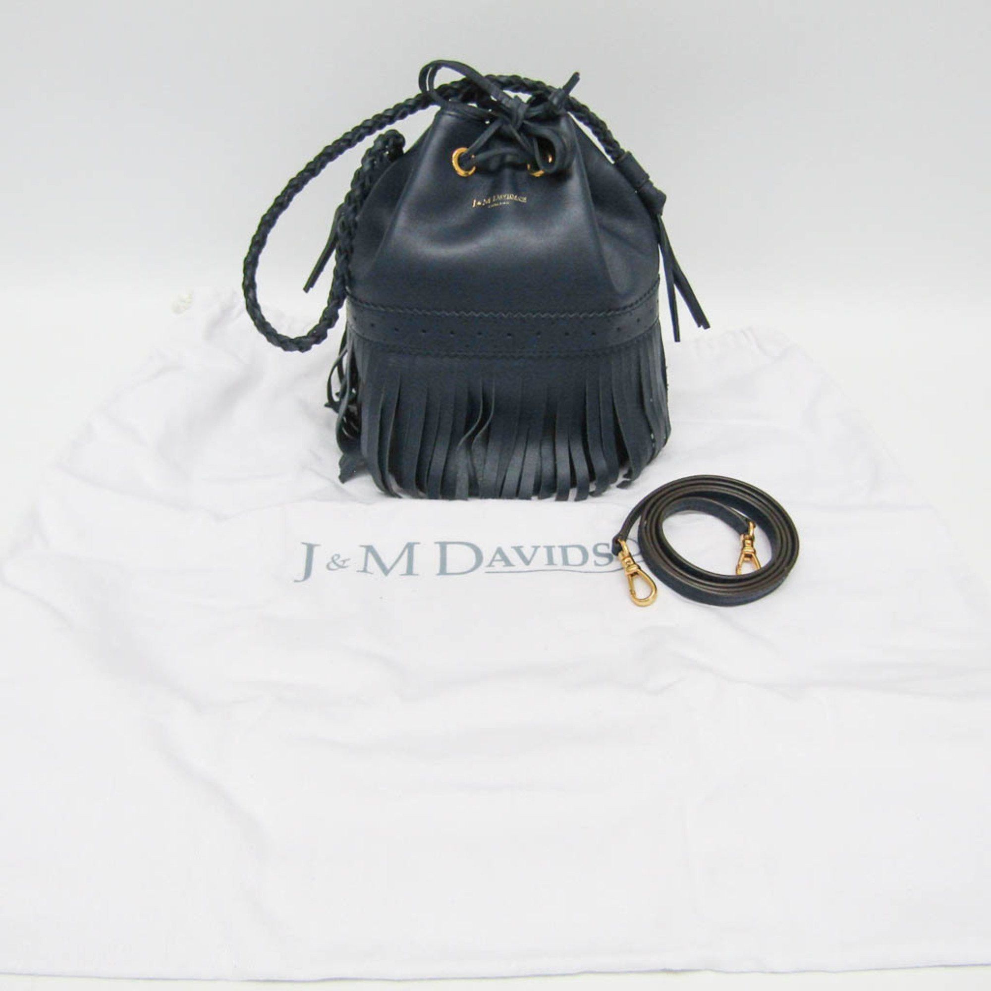Other J&M Davidson Carnival M Women's Leather Shoulder Bag Navy Size ONE SIZE - 2 Thumbnail