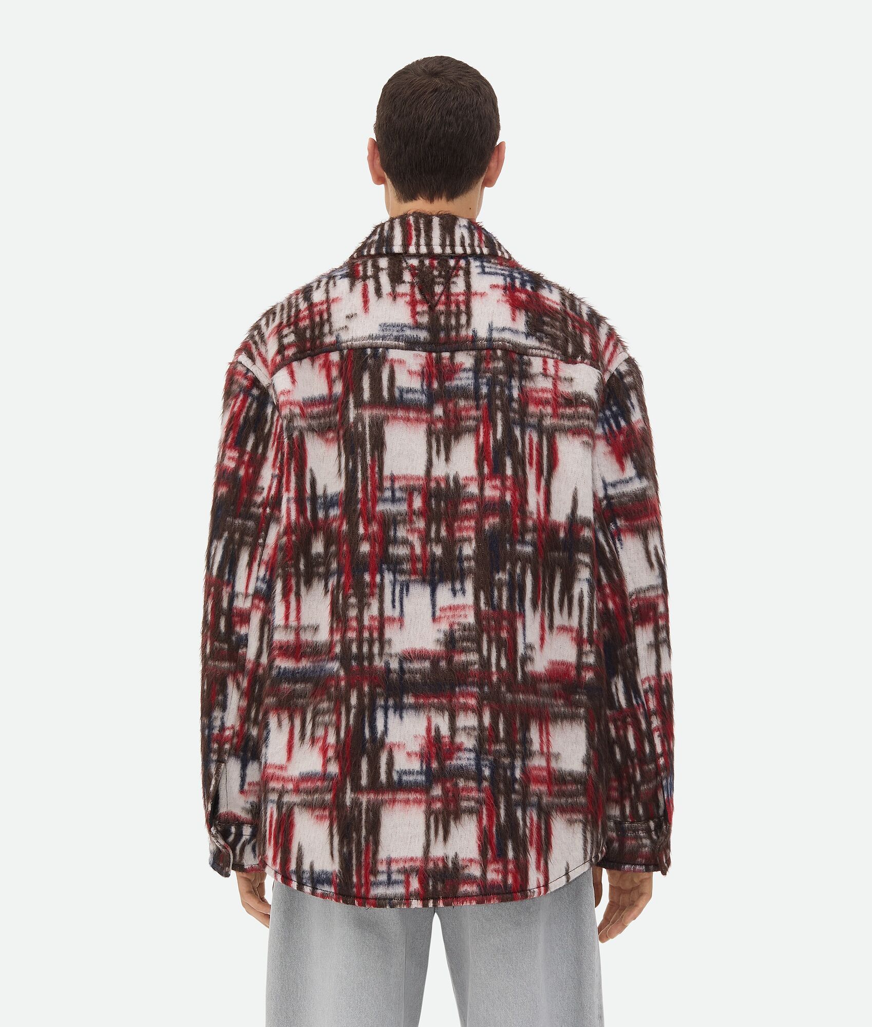 Bottega Veneta Alpaca Check Overshirt Size US M / EU 48-50 / 2 - 3 Thumbnail