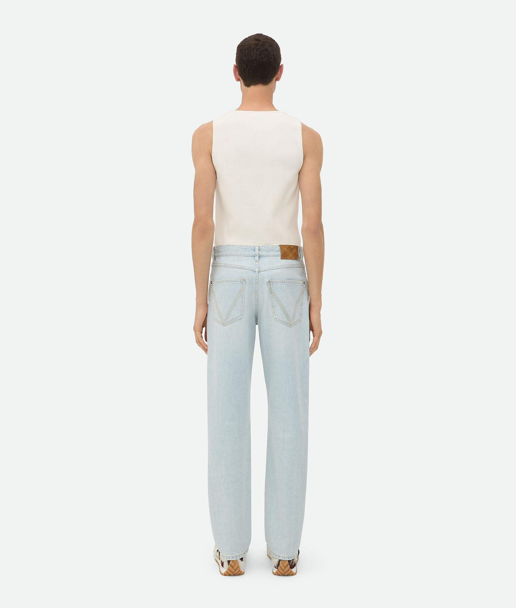 Bottega Veneta Extra Bleached Straight Jeans Size US 33 - 3 Thumbnail