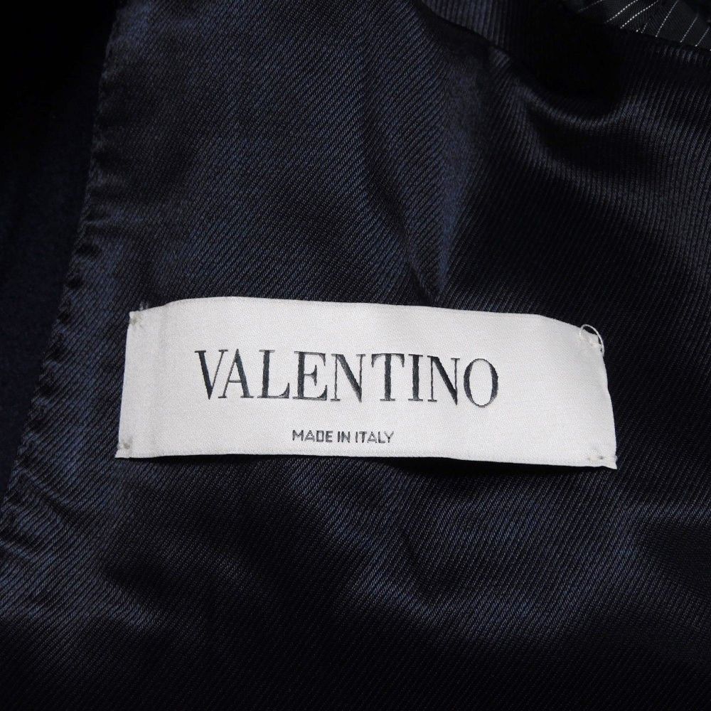Valentino Valentino Valentino Rib Coat Wool Trench Coat Leather Outerwear Size ONE SIZE - 5 Thumbnail