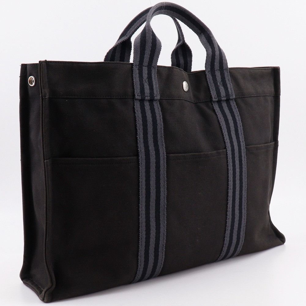 Hermes Hermes Hermes Fourre Tout MM Cotton Canvas Tote Bag Cotton Tote Bag Size ONE SIZE - 3 Thumbnail