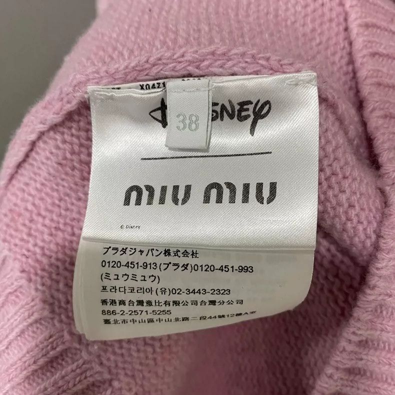 Prada Pink Knit Sweater with Deer Design Size M / US 6-8 / IT 42-44 - 4 Thumbnail