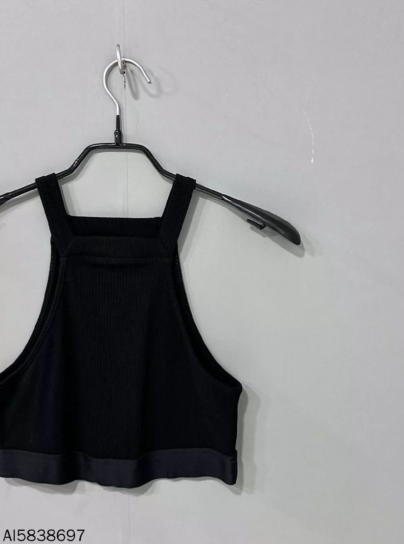 Alexander Wang Alexander Wang Black Cropped Tank Top Size XS / US 0-2 / IT 36-38 - 3 Thumbnail