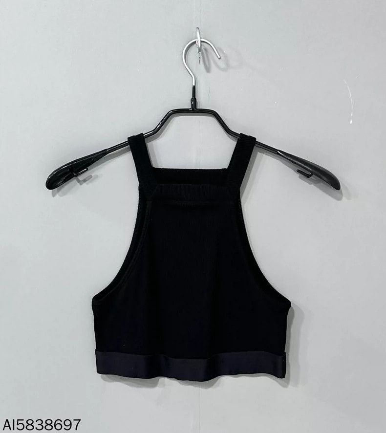 Alexander Wang Alexander Wang Black Cropped Tank Top Size XS / US 0-2 / IT 36-38 - 2 Thumbnail