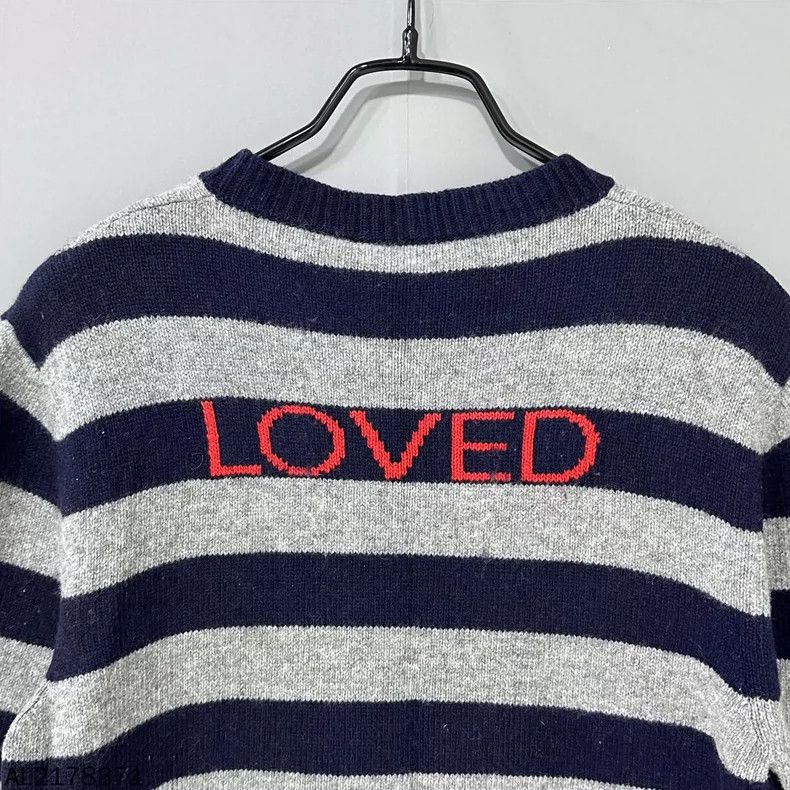 Gucci Gucci Rainbow Striped Gray Blue Sweater Size S / US 4 / IT 40 - 4 Thumbnail