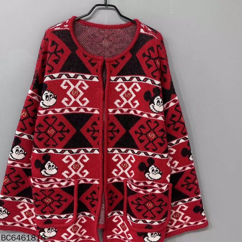 Gucci Disney Mickey Knit Jacket by Gucci Size S / US 4 / IT 40 - 2 Thumbnail