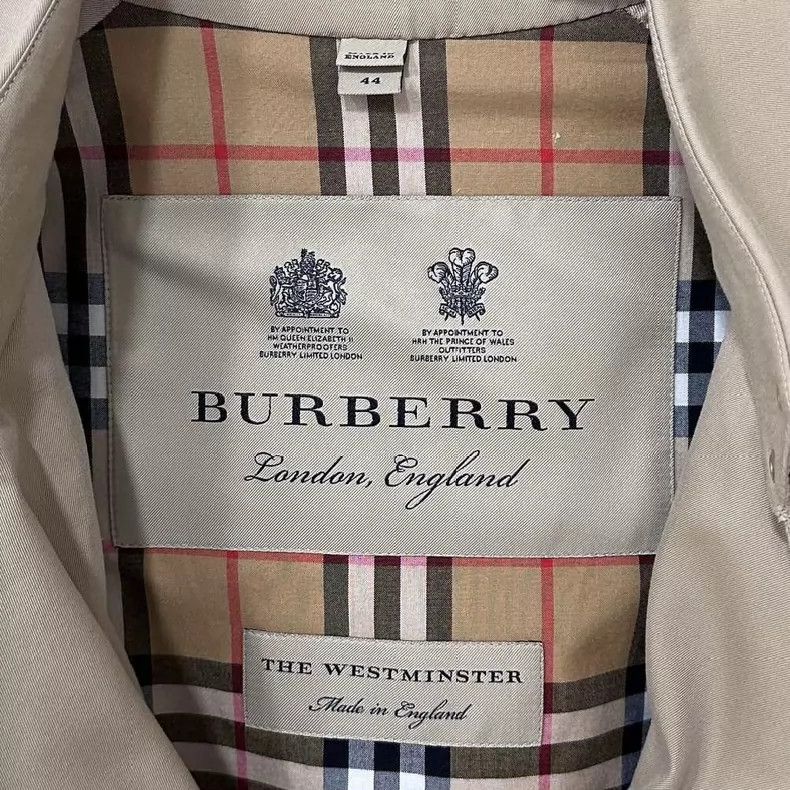 Burberry Burberry Double-Breasted Trench Coat Size L / US 10 / IT 46 - 5 Thumbnail