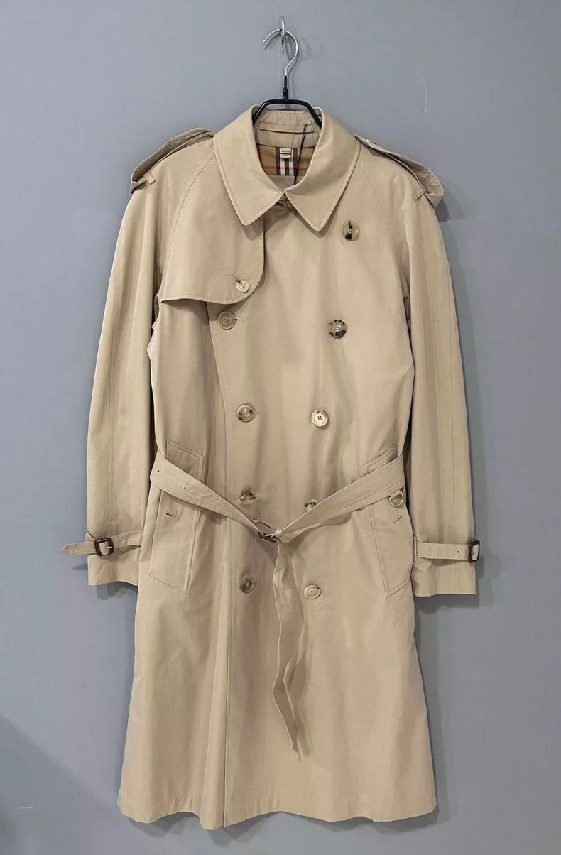 Burberry Burberry Double-Breasted Trench Coat Size L / US 10 / IT 46 - 2 Thumbnail