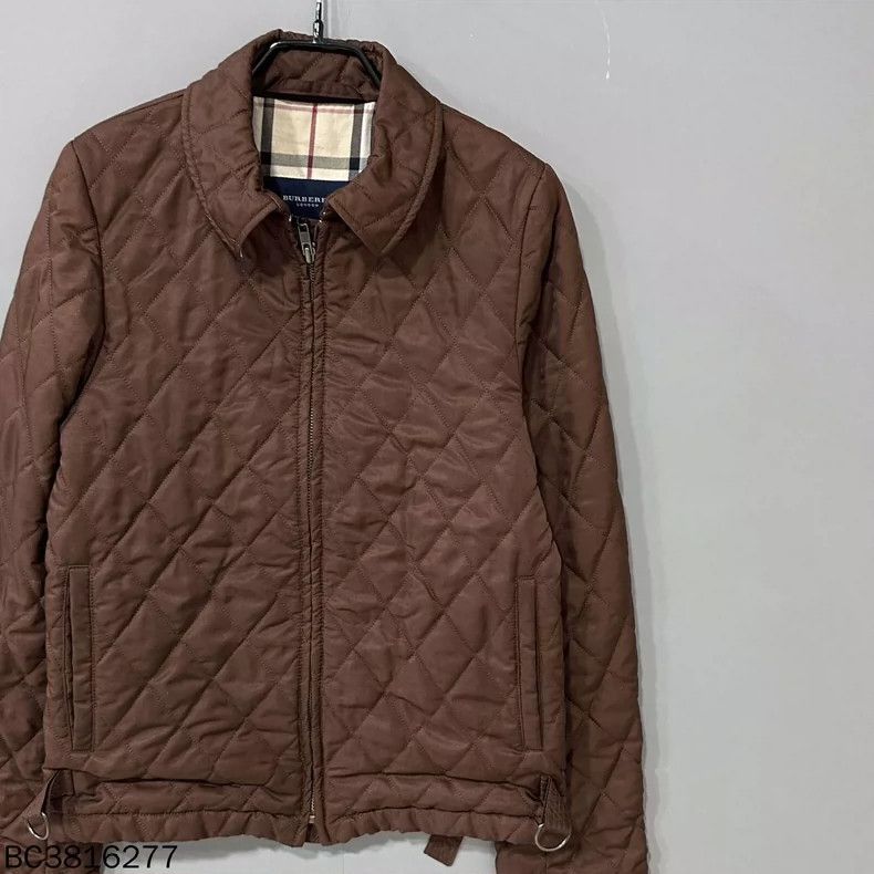Burberry Brown Quilted Burberry Jacket for Women Size XS / US 0-2 / IT 36-38 - 2 Thumbnail