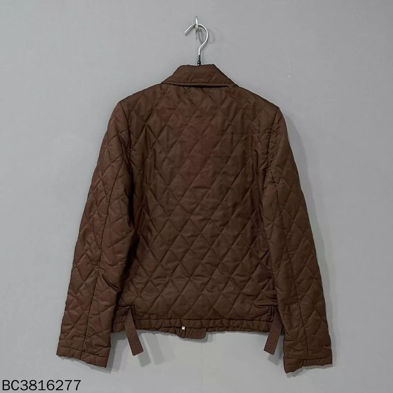 Burberry Brown Quilted Burberry Jacket for Women Size XS / US 0-2 / IT 36-38 - 3 Thumbnail