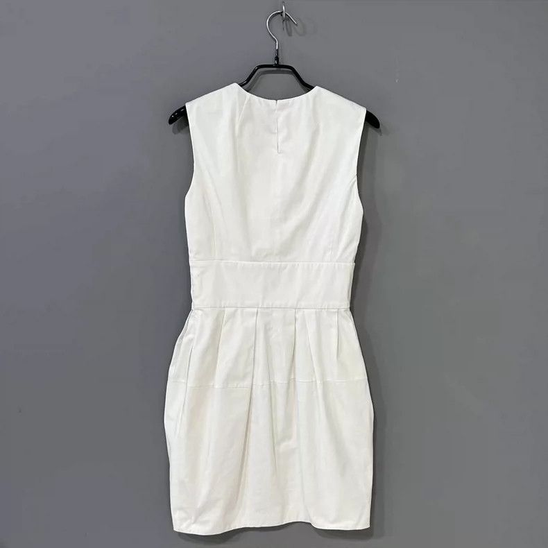 Dior Sleeveless Wrinkled Irregular Dress by Dior Size XS / US 0-2 / IT 36-38 - 3 Thumbnail