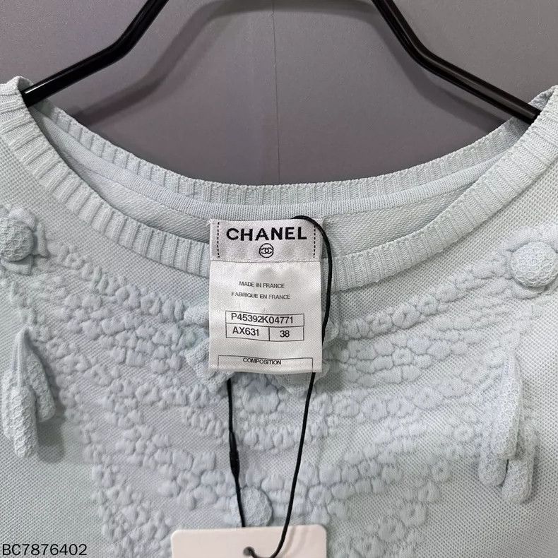 Chanel Chanel Embossed Logo Knit Sleeveless Top Size M / US 6-8 / IT 42-44 - 5 Thumbnail