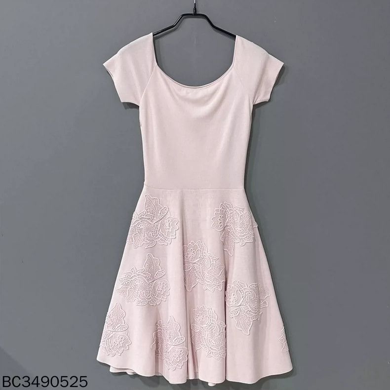 Dior Floral Knit Dress by Dior Size XS / US 0-2 / IT 36-38 - 2 Thumbnail