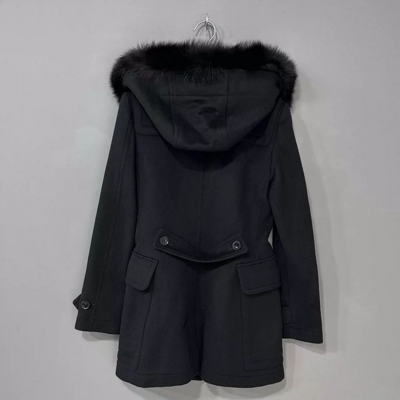 Burberry Burberry Wool Coat with Fur Collar Size XS / US 0-2 / IT 36-38 - 3 Thumbnail