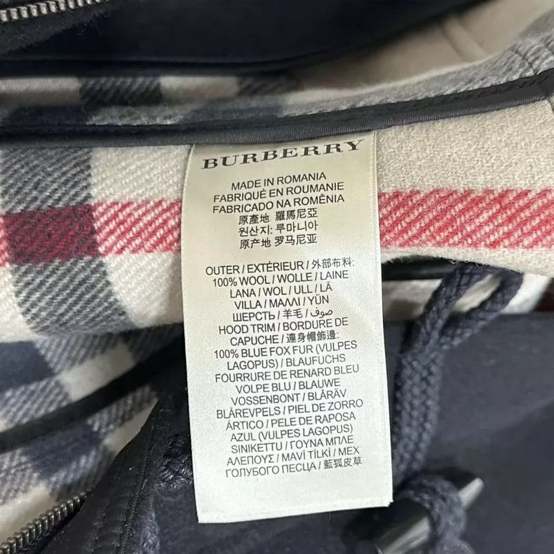 Burberry Burberry Wool Coat with Fur Collar Size XS / US 0-2 / IT 36-38 - 5 Thumbnail
