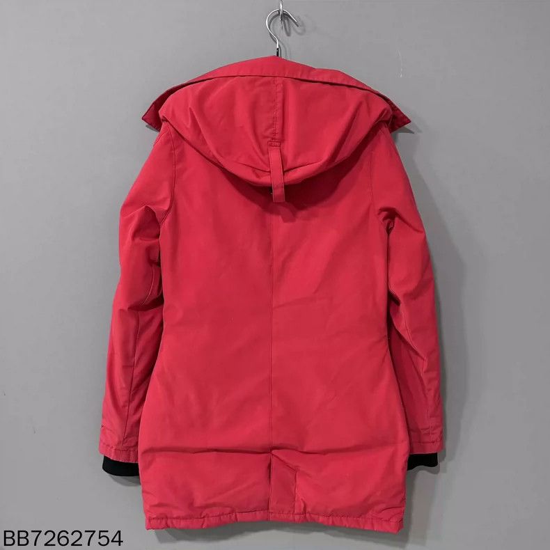 Canada Goose Red Hooded Down Jacket by Canada Goose Size S / US 4 / IT 40 - 3 Thumbnail