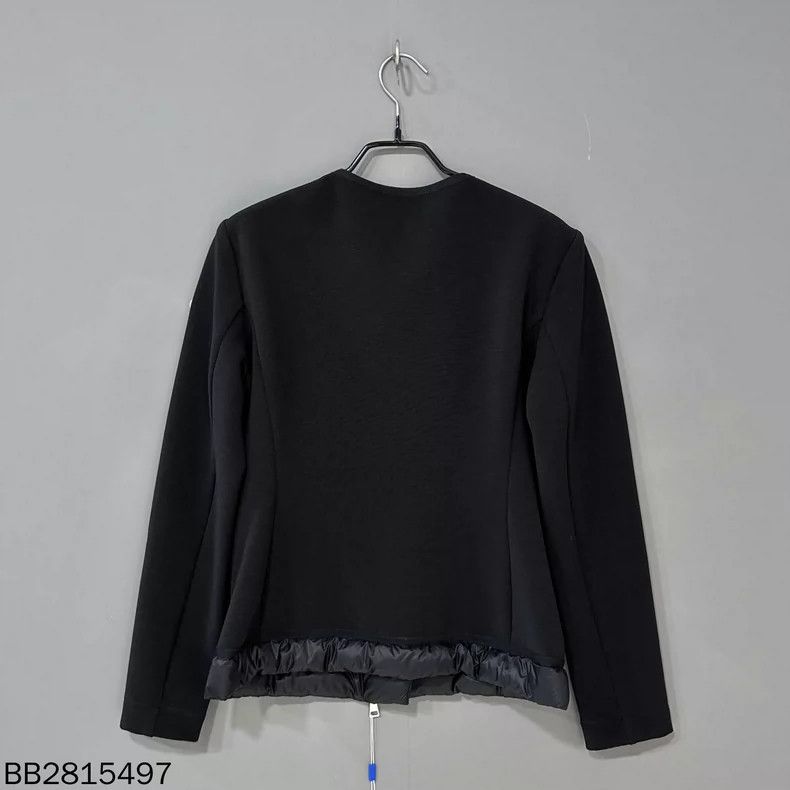 Moncler Black Knit Padded Jacket by Moncler Size L / US 10 / IT 46 - 3 Thumbnail