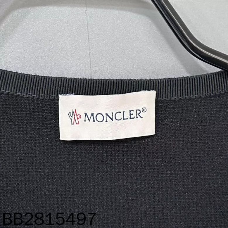 Moncler Black Knit Padded Jacket by Moncler Size L / US 10 / IT 46 - 4 Thumbnail