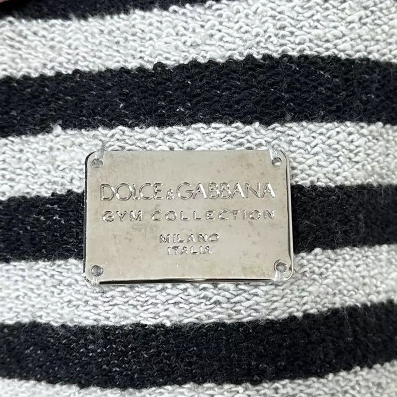 Dolce & Gabbana Black and White Striped Hooded Jacket Size XL / US 12-14 / IT 48-50 - 5 Thumbnail