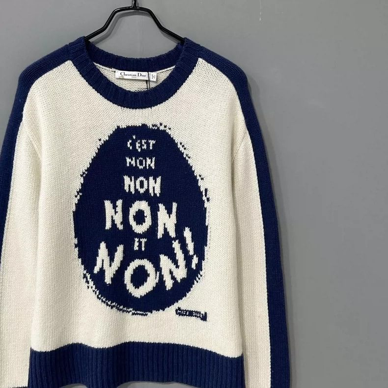 Dior Dior Logo Knit Sweater Size S / US 4 / IT 40 - 2 Thumbnail