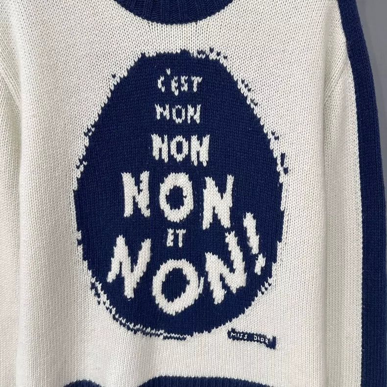 Dior Dior Logo Knit Sweater Size S / US 4 / IT 40 - 4 Thumbnail