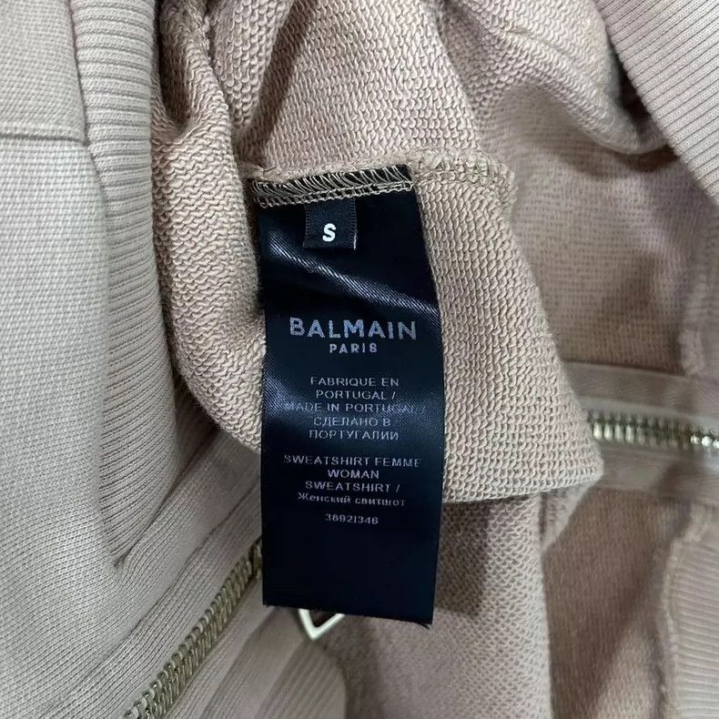 Balmain Balmain Paris Logo Hoodie Sweatshirt Size S / US 4 / IT 40 - 6 Thumbnail