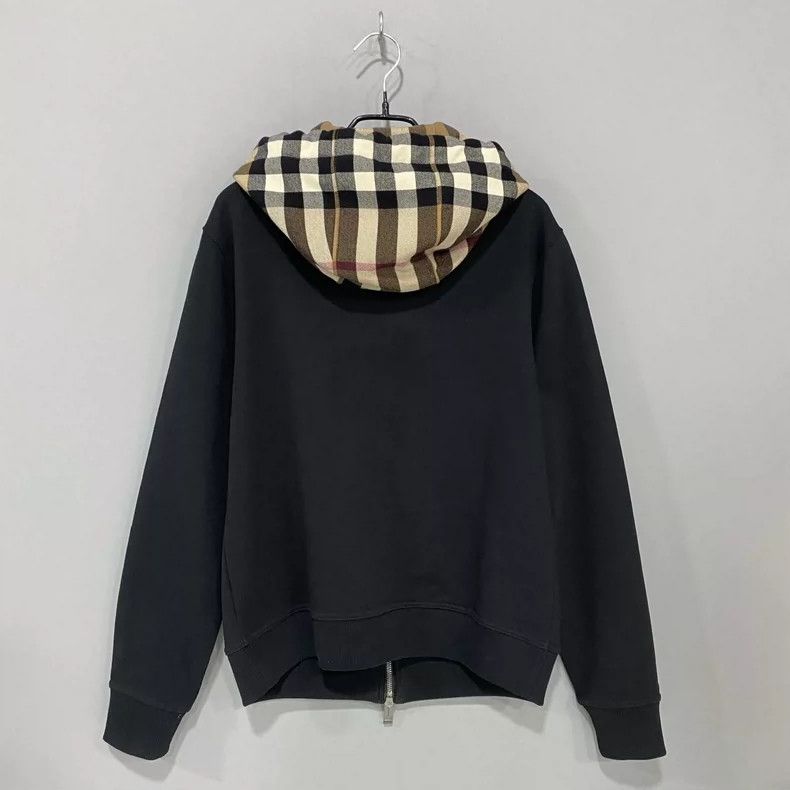 Burberry Classic Check Hooded Zip Jacket Size XXS / US 00 / IT 34 - 3 Thumbnail
