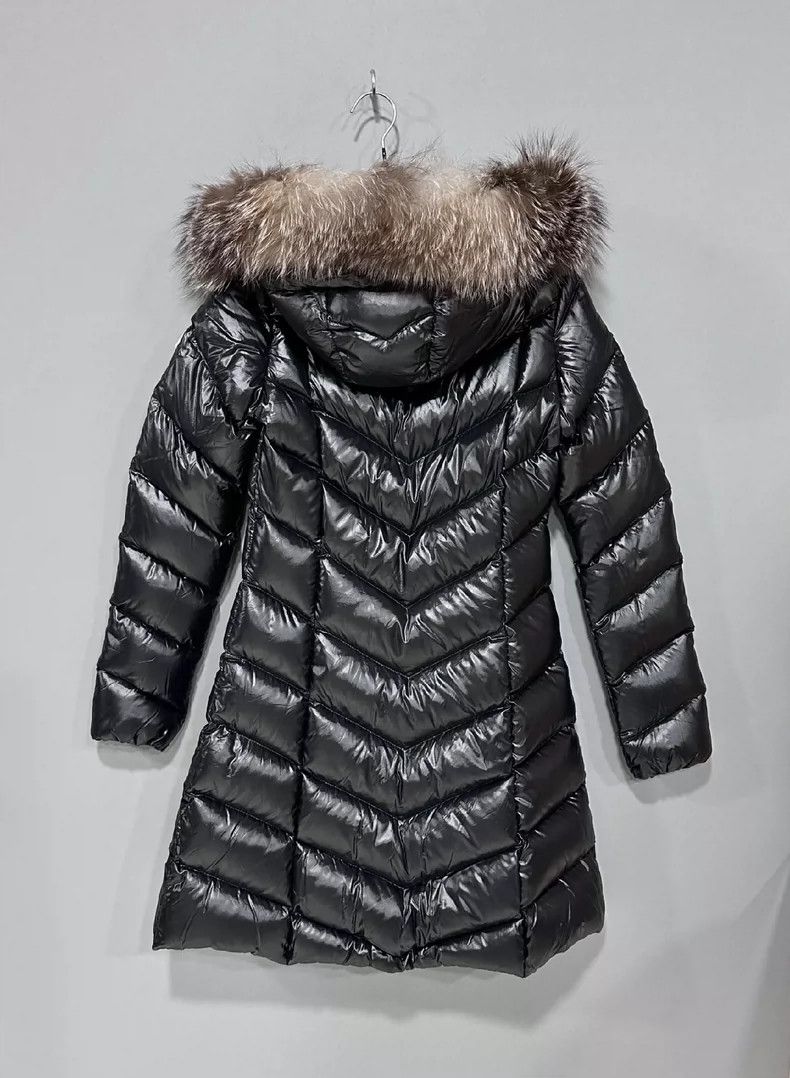 Moncler Moncler Long Coat with Fur Collar Size XS / US 0-2 / IT 36-38 - 3 Thumbnail