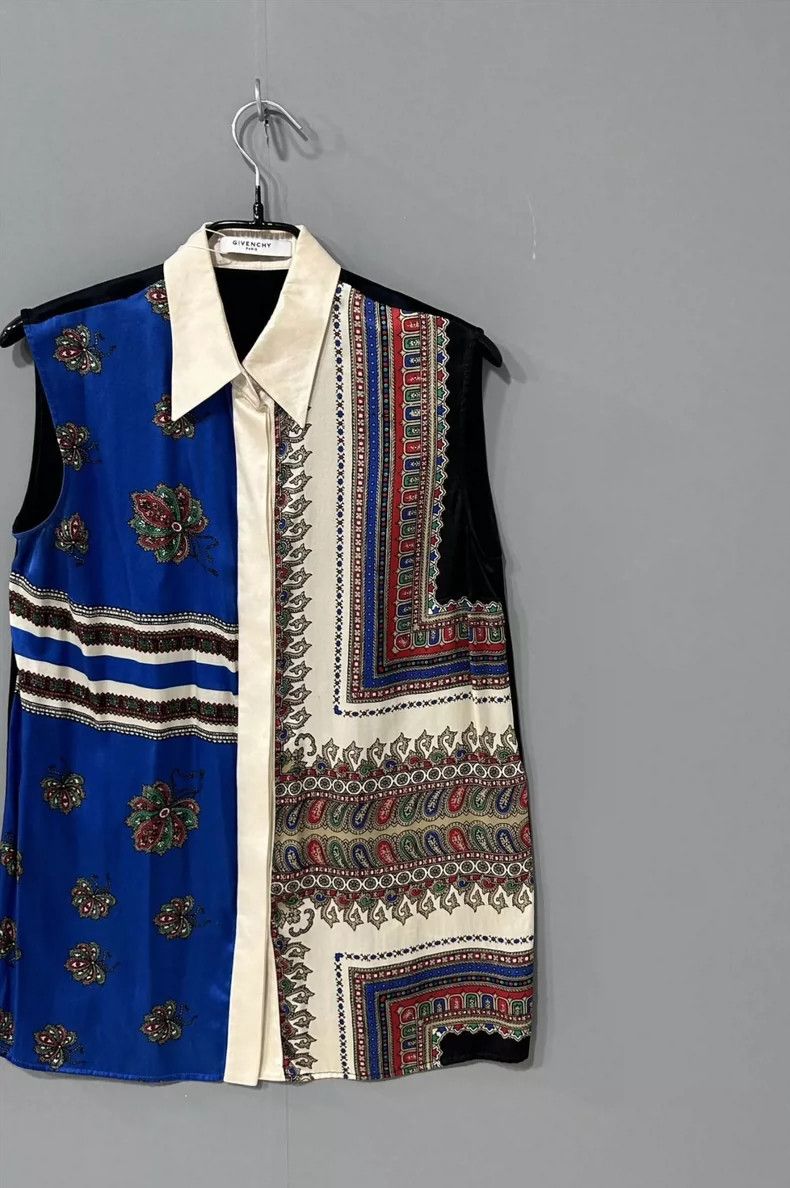 Givenchy Sleeveless Silk Top by Givenchy Size S / US 4 / IT 40 - 2 Thumbnail