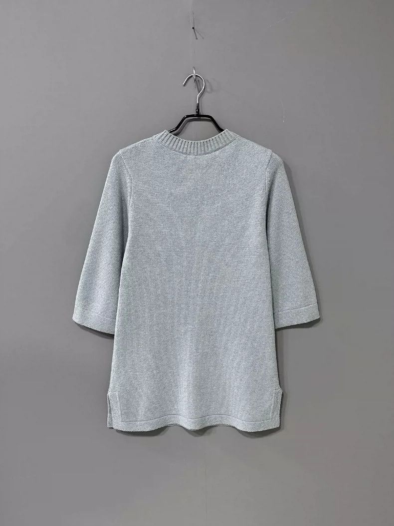 Chanel Chanel Gray Knit Top for Women Size XS / US 0-2 / IT 36-38 - 3 Thumbnail