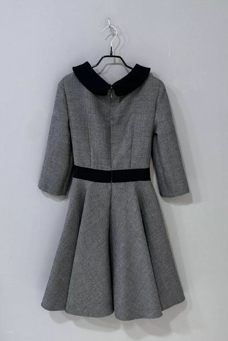 Prada Prada Collared Dress with Flare Skirt Size S / US 4 / IT 40 - 2 Thumbnail