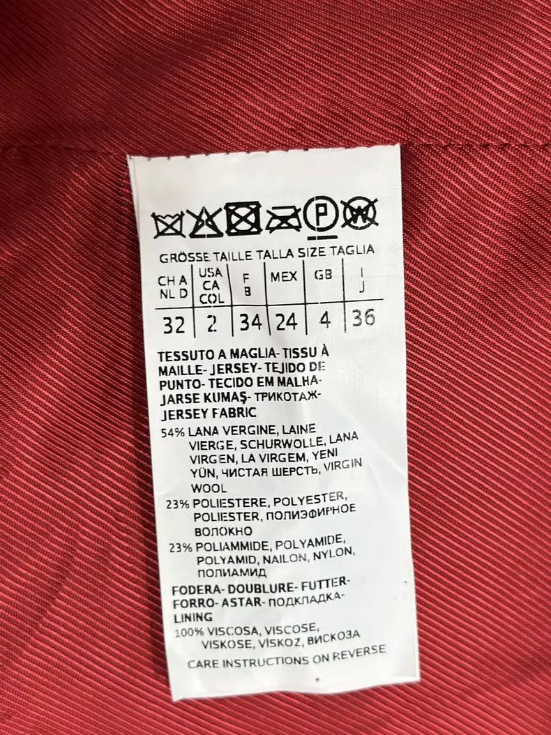 Moncler Red Short Teddy Coat by MaxMara Size S / US 4 / IT 40 - 5 Thumbnail