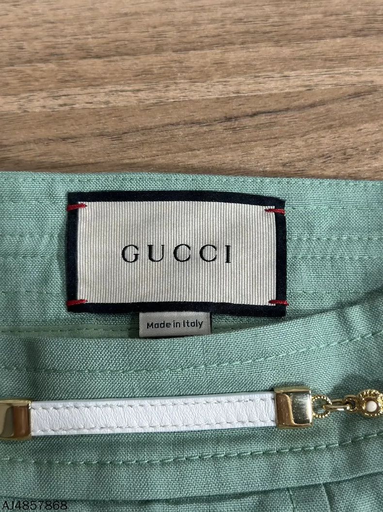 Gucci Gucci A-line Skirt with Chain Detail Size 36" / US 14 / IT 50 - 6 Thumbnail