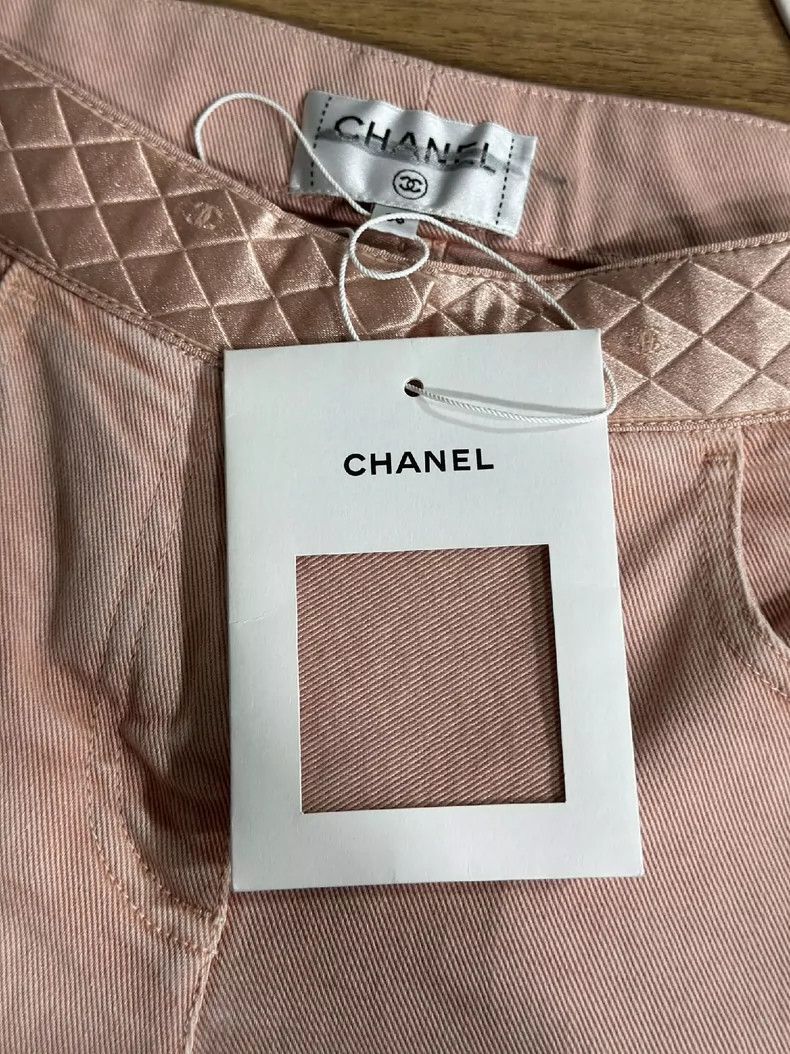 Chanel Pink Quilted Long Pants by Chanel Size 36" / US 14 / IT 50 - 4 Thumbnail