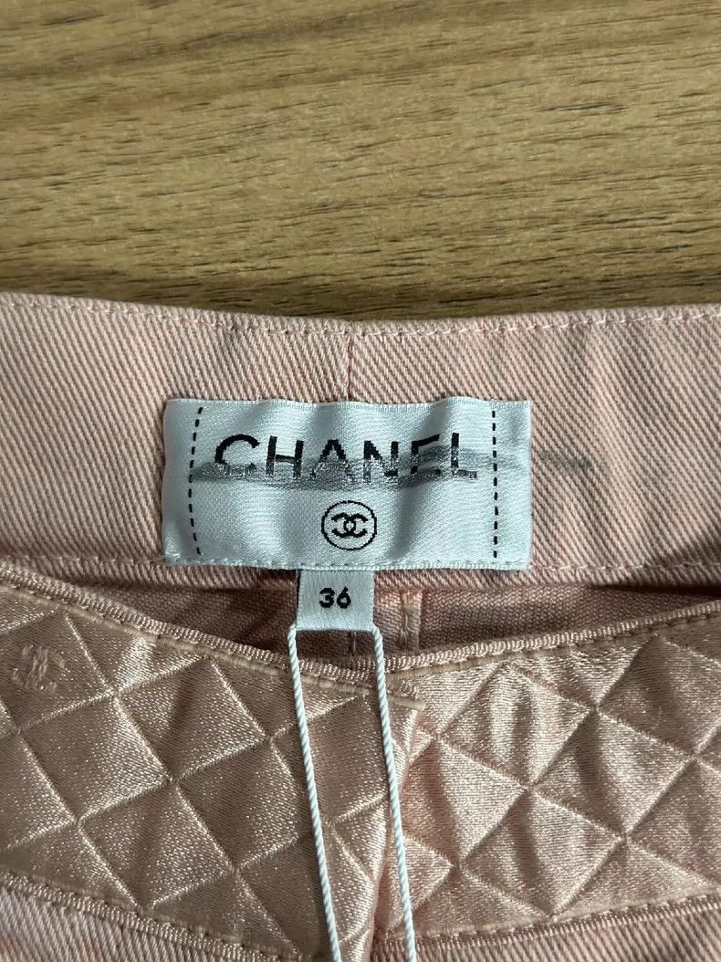 Chanel Pink Quilted Long Pants by Chanel Size 36" / US 14 / IT 50 - 7 Thumbnail