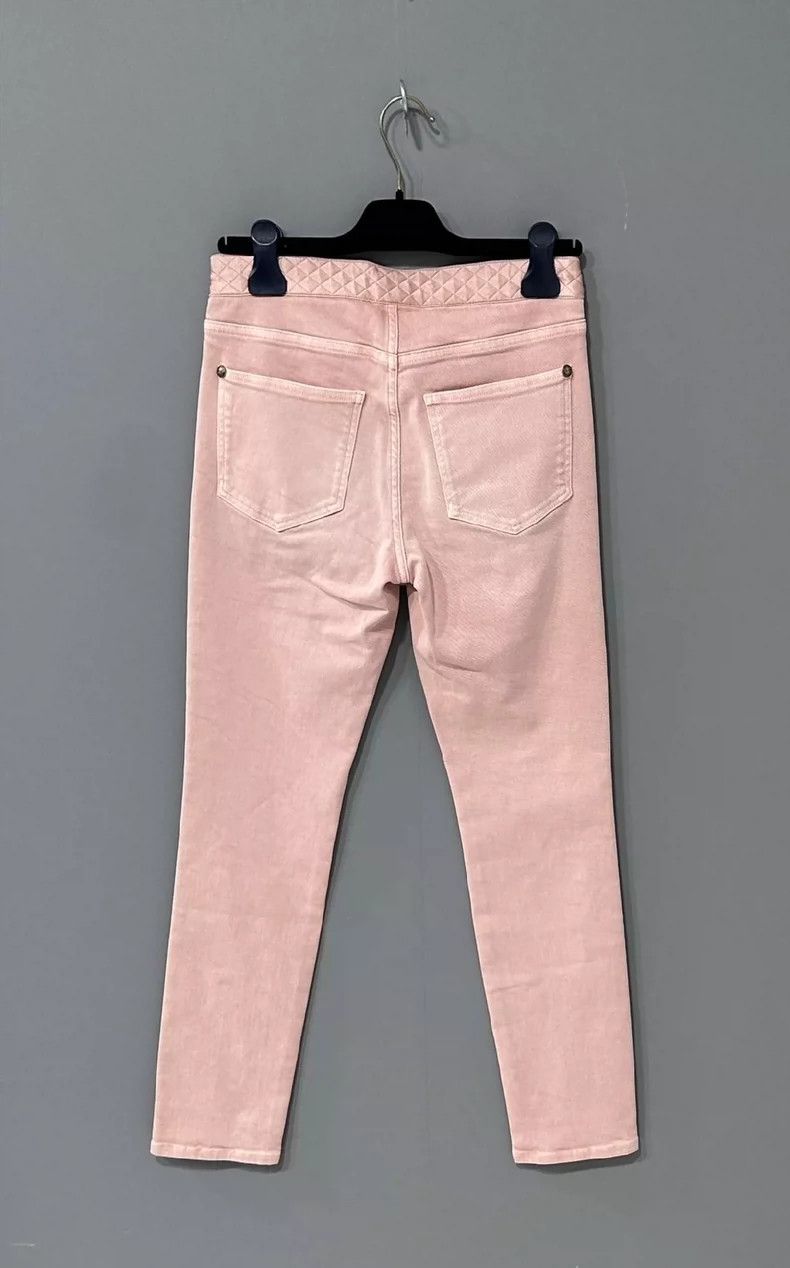 Chanel Pink Quilted Long Pants by Chanel Size 36" / US 14 / IT 50 - 3 Thumbnail