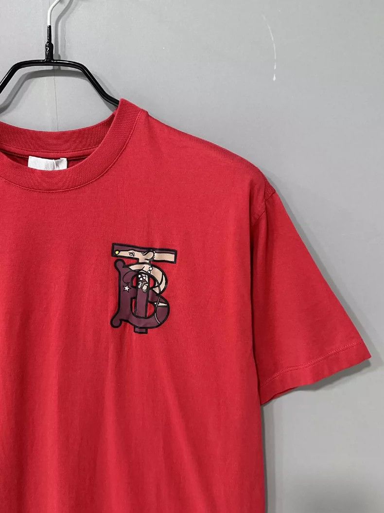 Burberry Burberry Short Sleeve Printed T-Shirt Size XS / US 0-2 / IT 36-38 - 3 Thumbnail