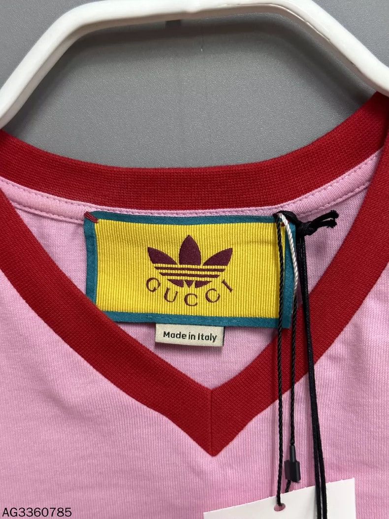Gucci Gucci Adidas Pink Short Sleeve T-Shirt Size XS / US 0-2 / IT 36-38 - 6 Thumbnail