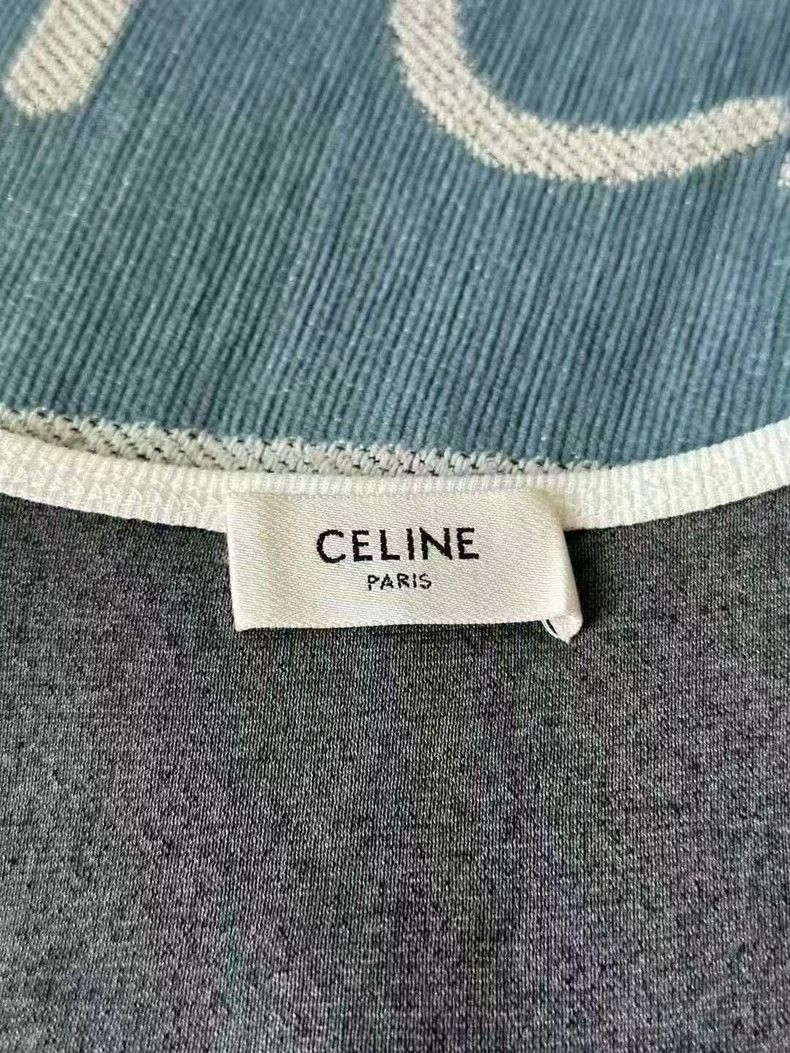 Celine Black Celine Jumpsuit with White Stripes Size 23" - 3 Thumbnail