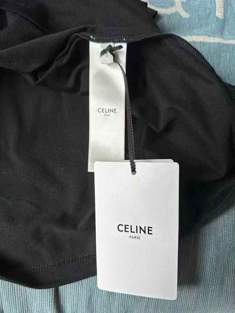Celine Celine Paris Short Sleeve T-Shirt Size S / US 4 / IT 40 - 3 Thumbnail