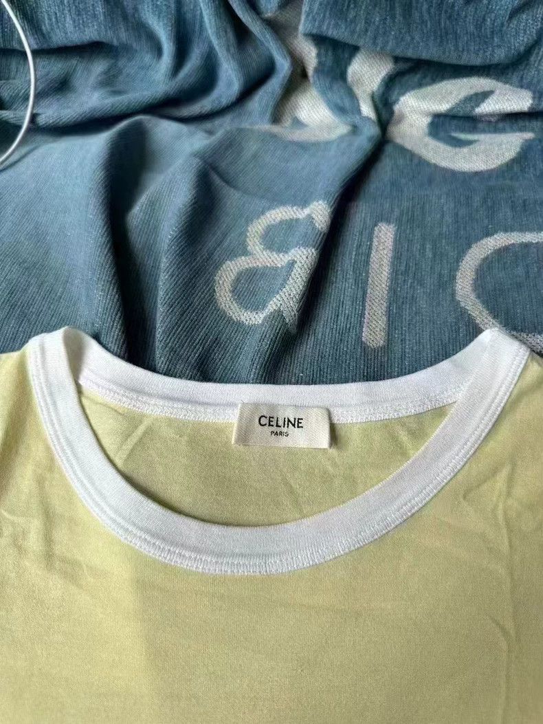 Celine Celine Paris Short Sleeve T-Shirt Size S / US 4 / IT 40 - 2 Thumbnail