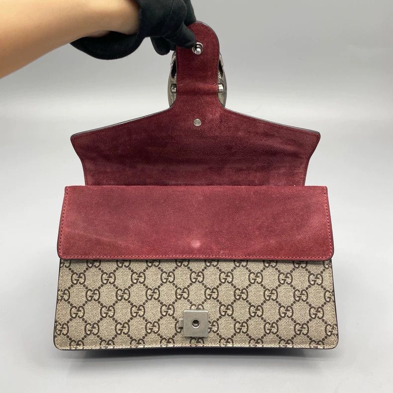Gucci Gucci Floral Shoulder Bag with Snake Buckle Size ONE SIZE - 8 Thumbnail