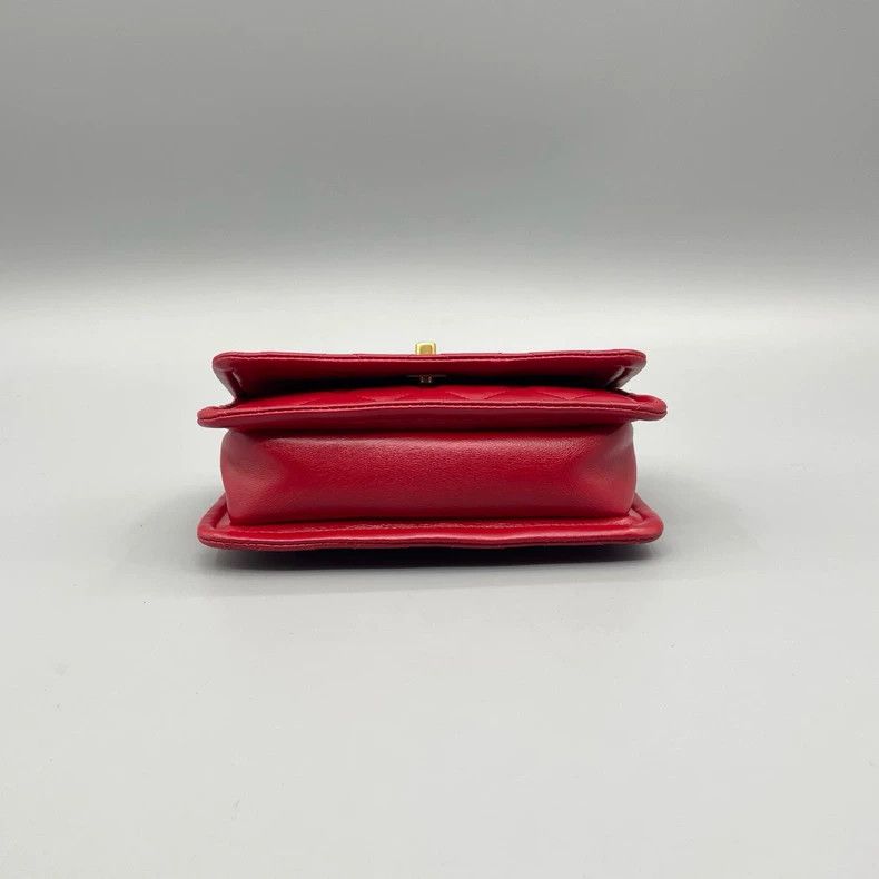 Chanel Chanel Red Gold Mini Crossbody Bag Size ONE SIZE - 3 Thumbnail
